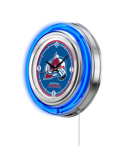 15" Colorado Avalanche Neon Clock