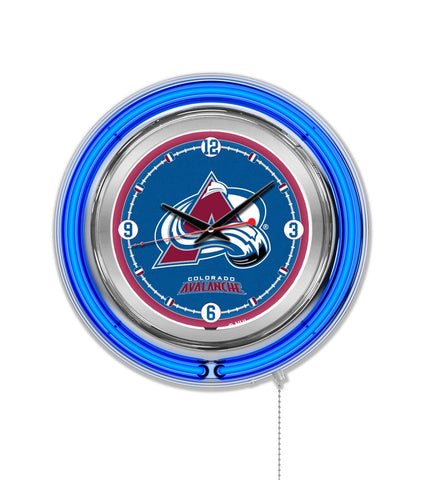 15" Colorado Avalanche Neon Clock