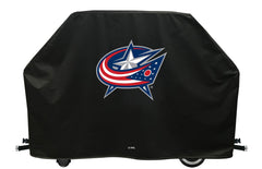 BBQ Grill Cover with Columbus Blue Jackets Hockey Team Logo