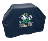 Notre Dame University Leprechaun BBQ Grill Cover