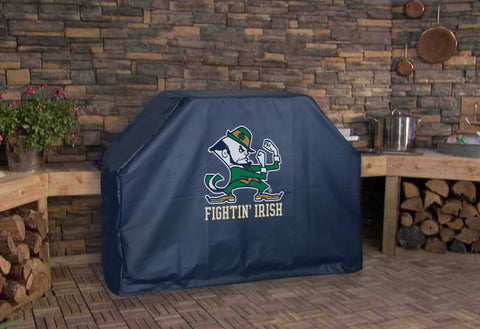 Notre Dame University Leprechaun BBQ Grill Cover