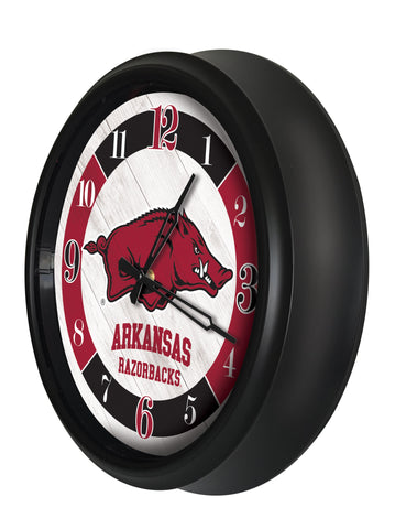 Arkansas Razorbacks Logo LED Clock | LED Outdoor Clock