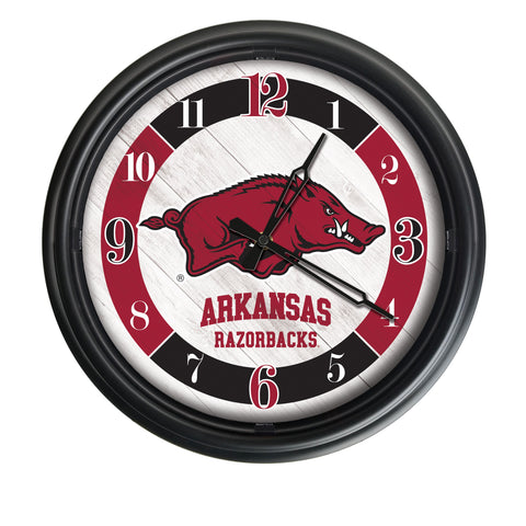 Arkansas Razorbacks Logo LED Clock | LED Outdoor Clock