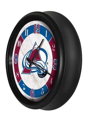 Colorado Avalanche Logo LED Clock | LED Outdoor Clock