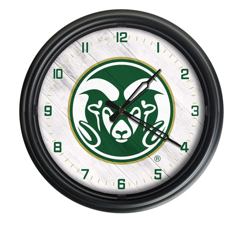 Colorado State Rams Logo LED Clock | LED Outdoor Clock