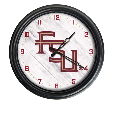 Florida State FS Script Logo LED Clock | LED Outdoor Clock