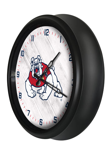 Fresno State Bulldogs Logo LED Clock | LED Outdoor Clock