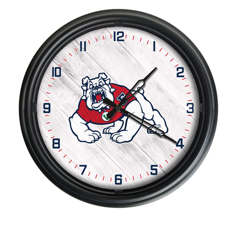 Fresno State Bulldogs Logo LED Clock | LED Outdoor Clock