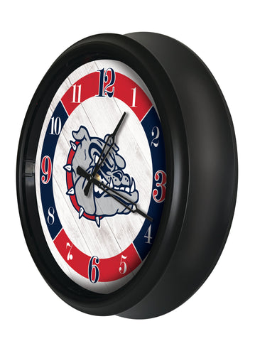 Gonzaga Bulldogs Logo LED Clock | LED Outdoor Clock