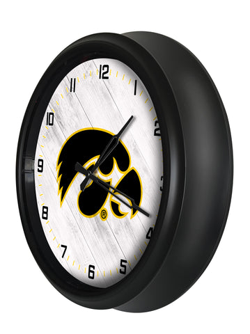 Iowa Hawkeyes Logo LED Clock | LED Outdoor Clock