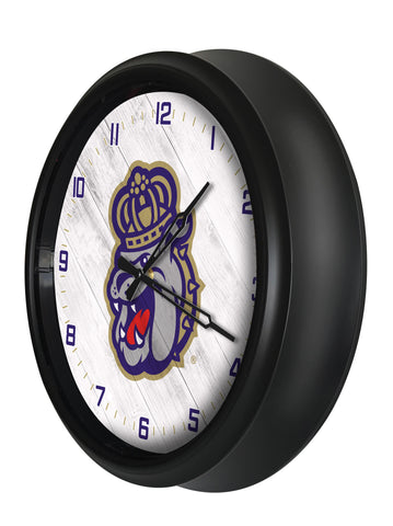 James Madison Dukes Logo LED Clock | LED Outdoor Clock