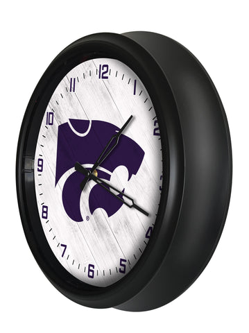 Kansas State Wildcats Logo LED Clock | LED Outdoor Clock