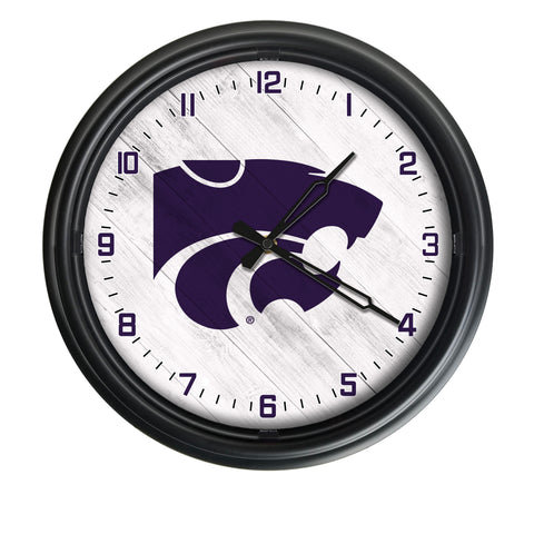 Kansas State Wildcats Logo LED Clock | LED Outdoor Clock