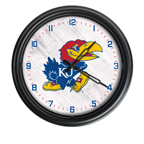 Kansas Jayhawks Logo LED Clock | LED Outdoor Clock