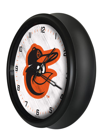 Baltimore Orioles Logo LED Clock | MLB LED Outdoor Clock