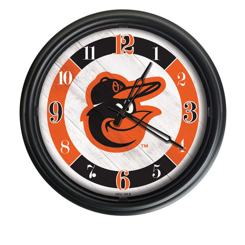 Baltimore Orioles Logo LED Clock | MLB LED Outdoor Clock