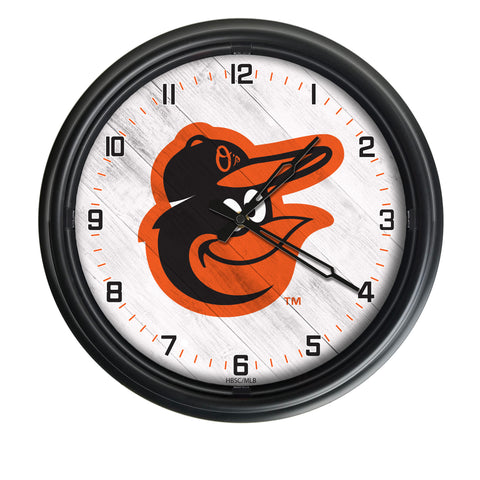Baltimore Orioles Logo LED Clock | MLB LED Outdoor Clock