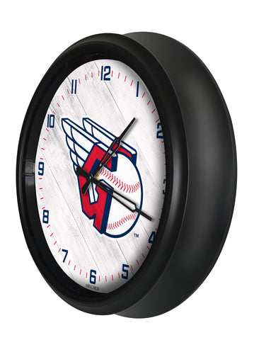 Cleveland Guardians Logo LED Clock | MLB LED Outdoor Clock