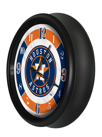 Houston Astros Logo LED Clock | MLB LED Outdoor Clock