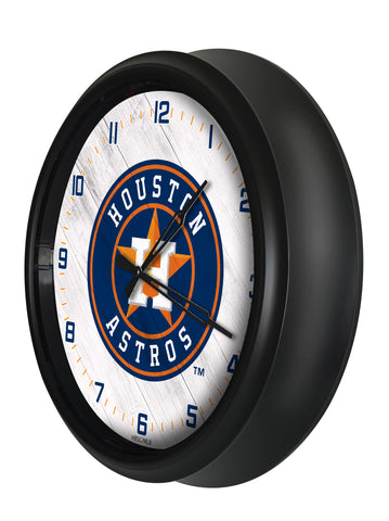 Houston Astros Logo LED Clock | MLB LED Outdoor Clock