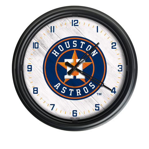 Houston Astros Logo LED Clock | MLB LED Outdoor Clock