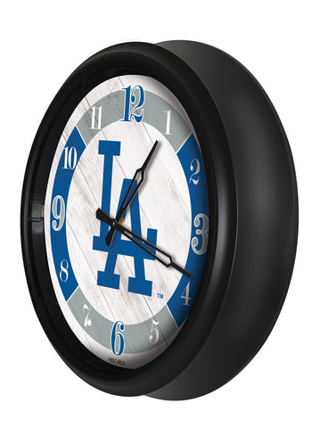 Los Angeles Dodgers Logo LED Clock | MLB LED Outdoor Clock