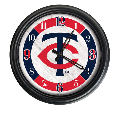 Minnesota Twins Logo LED Clock | MLB LED Outdoor Clock