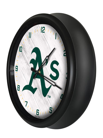 Oakland Athletics Logo LED Clock | MLB LED Outdoor Clock