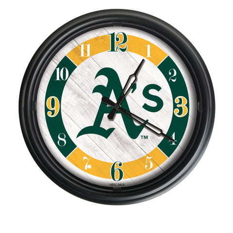 Oakland Athletics Logo LED Clock | MLB LED Outdoor Clock