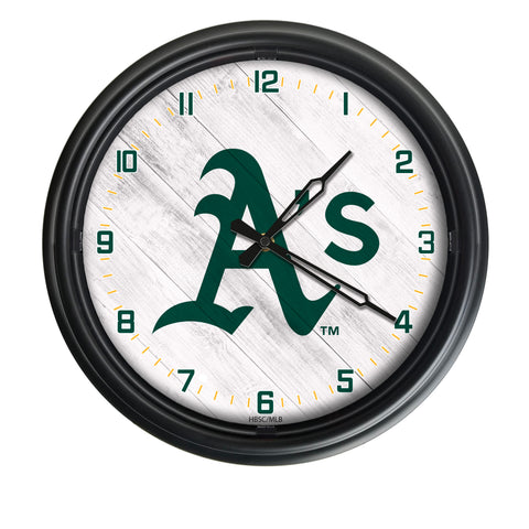 Oakland Athletics Logo LED Clock | MLB LED Outdoor Clock