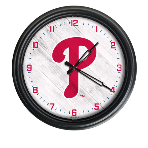 Philadelphia Phillies Logo LED Clock | MLB LED Outdoor Clock