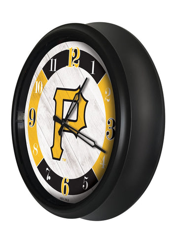 Pittsburgh Pirates Logo LED Clock | MLB LED Outdoor Clock