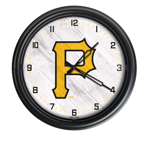 Pittsburgh Pirates Logo LED Clock | MLB LED Outdoor Clock