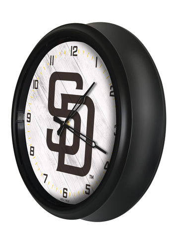 San Diego Padres Logo LED Clock | MLB LED Outdoor Clock