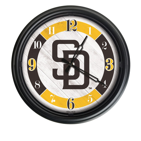 San Diego Padres Logo LED Clock | MLB LED Outdoor Clock