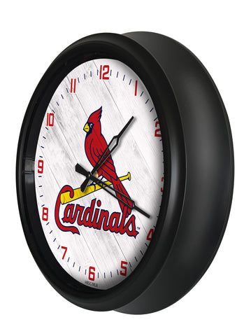 St. Louis Cardinals Logo LED Clock | MLB LED Outdoor Clock