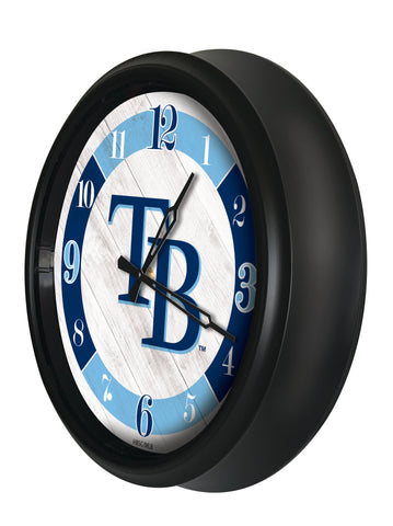 Tampa Bay Rays Logo LED Clock | MLB LED Outdoor Clock