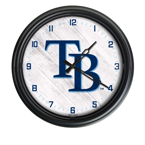 Tampa Bay Rays Logo LED Clock | MLB LED Outdoor Clock
