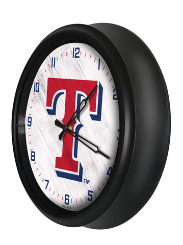 Texas Rangers Logo LED Clock | MLB LED Outdoor Clock