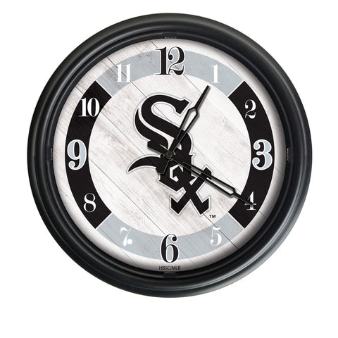 Chicago White Sox Logo LED Clock | MLB LED Outdoor Clock