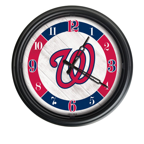Washington Nationals Logo LED Clock | MLB LED Outdoor Clock