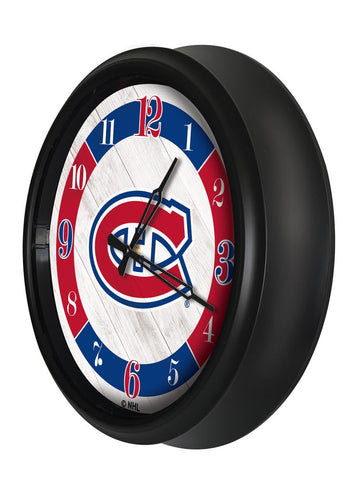 Montreal Canadiens Logo LED Clock | LED Outdoor Clock