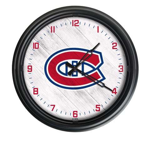 Montreal Canadiens Logo LED Clock | LED Outdoor Clock