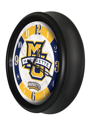 Marquette Golden Eagles Logo LED Clock | LED Outdoor Clock