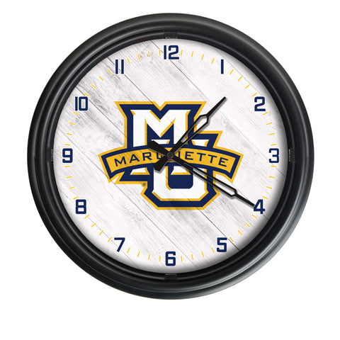 Marquette Golden Eagles Logo LED Clock | LED Outdoor Clock