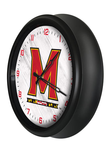Maryland Terrapins Logo LED Clock | LED Outdoor Clock