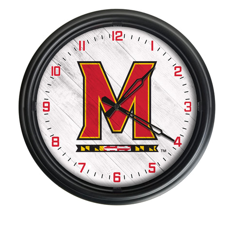 Maryland Terrapins Logo LED Clock | LED Outdoor Clock