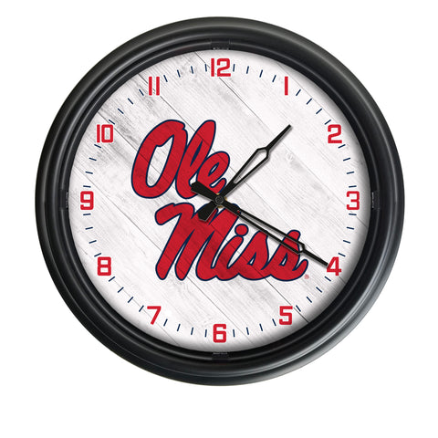 Mississippi Rebels Logo LED Clock | LED Outdoor Clock