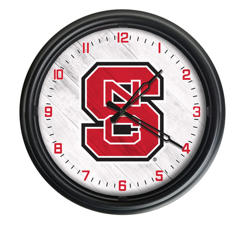 North Carolina State Wolfpack Logo LED Clock | LED Outdoor Clock