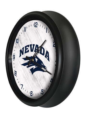 Nevada Wolf Pack Logo LED Clock | LED Outdoor Clock